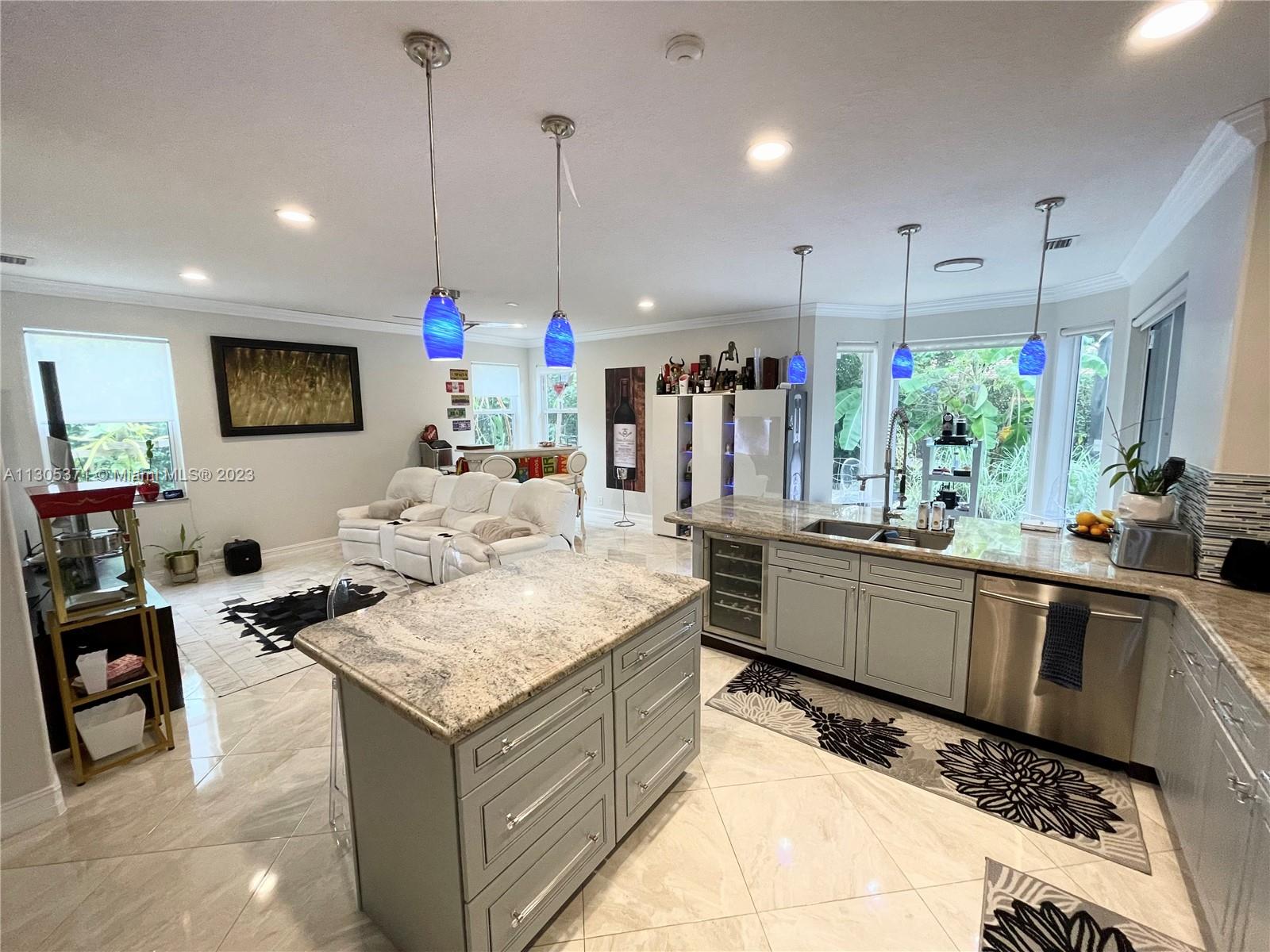 Kitchen & Family room