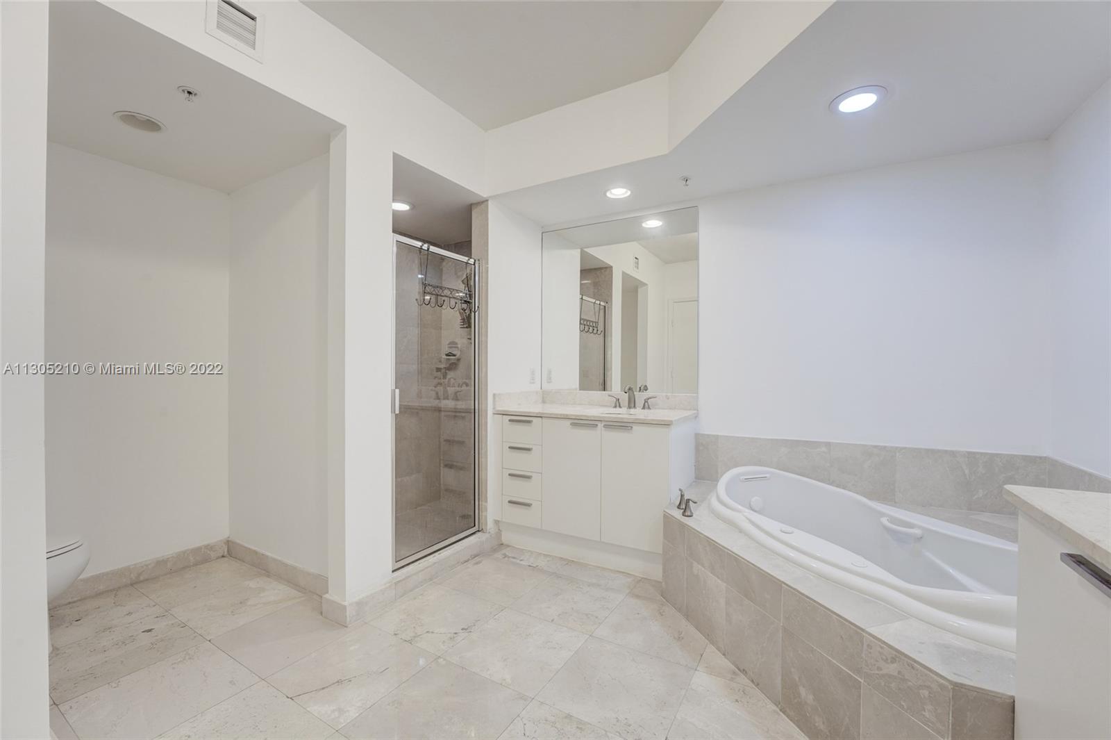 Master bath with whirlpool tub