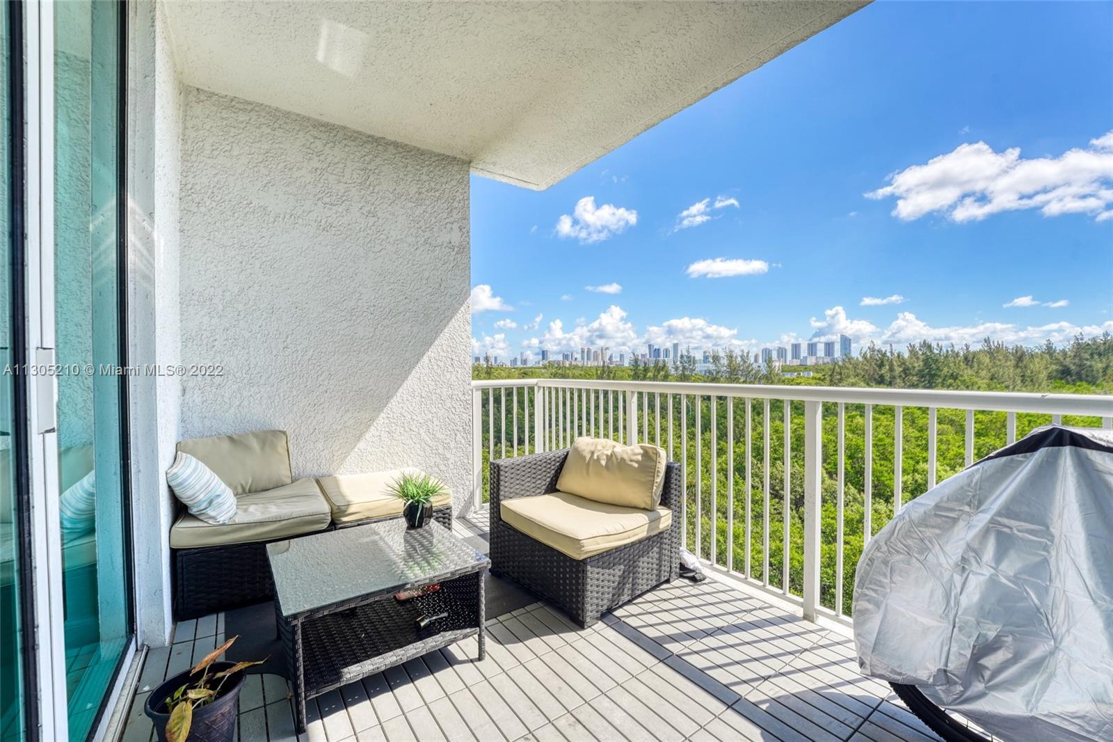 Great balcony area overlooking the State Park