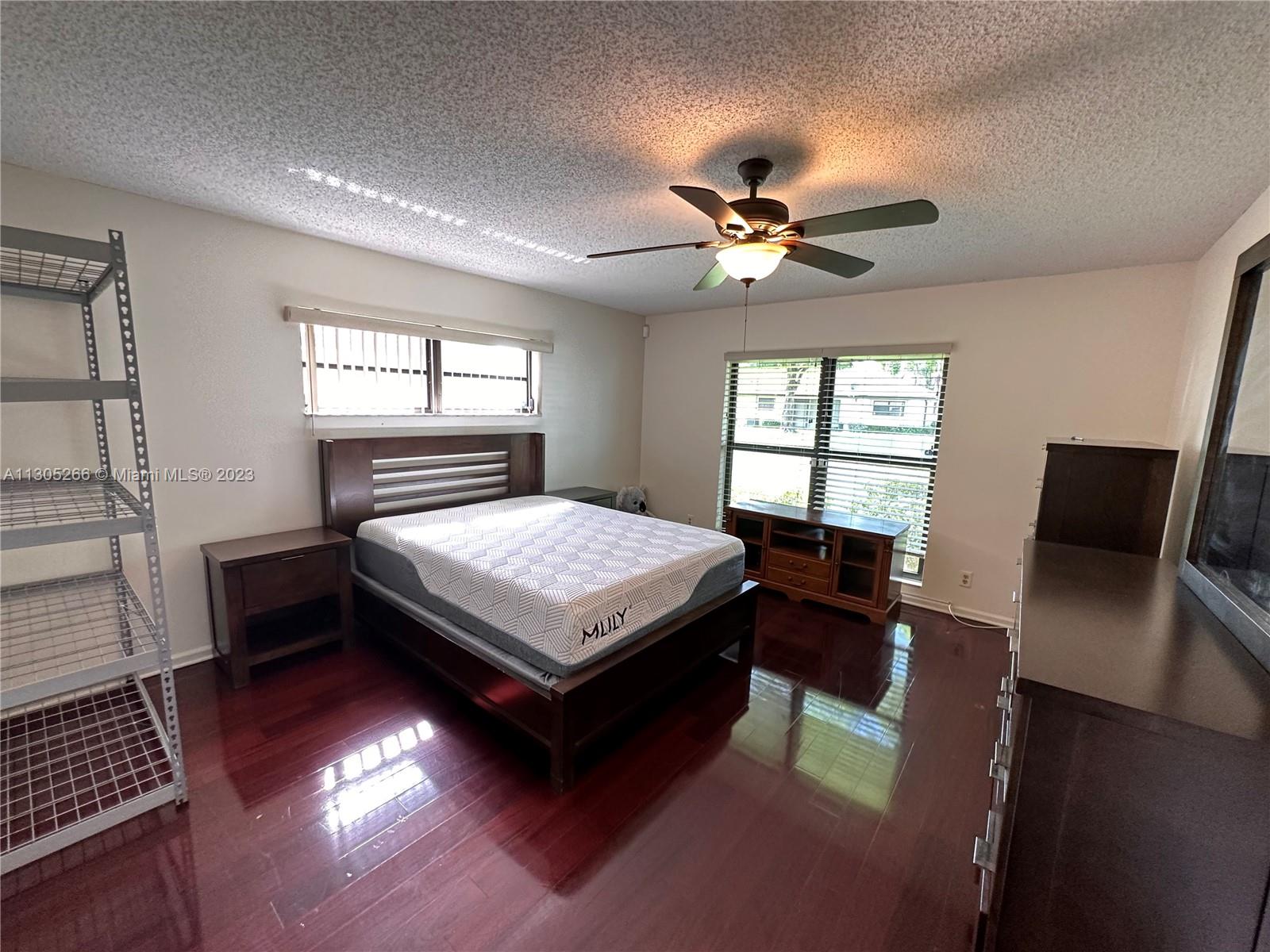 Entering the master bedroom with furniture