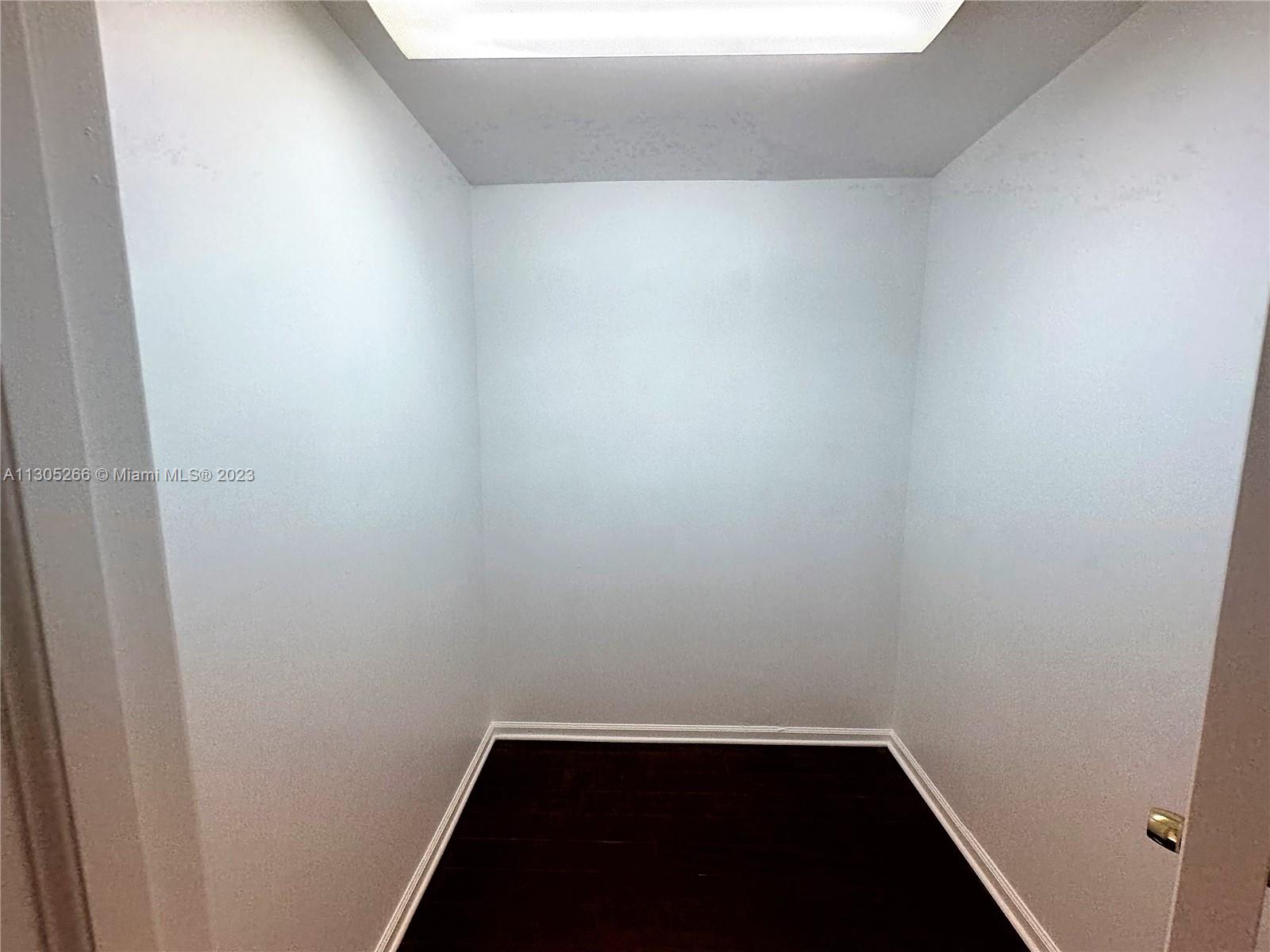 Walk-in closet in Master bedroom