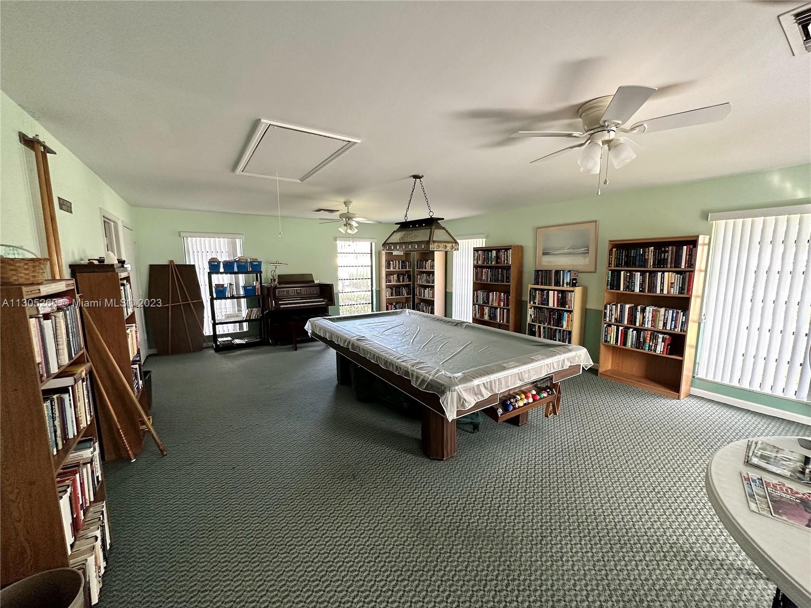 Billards and library