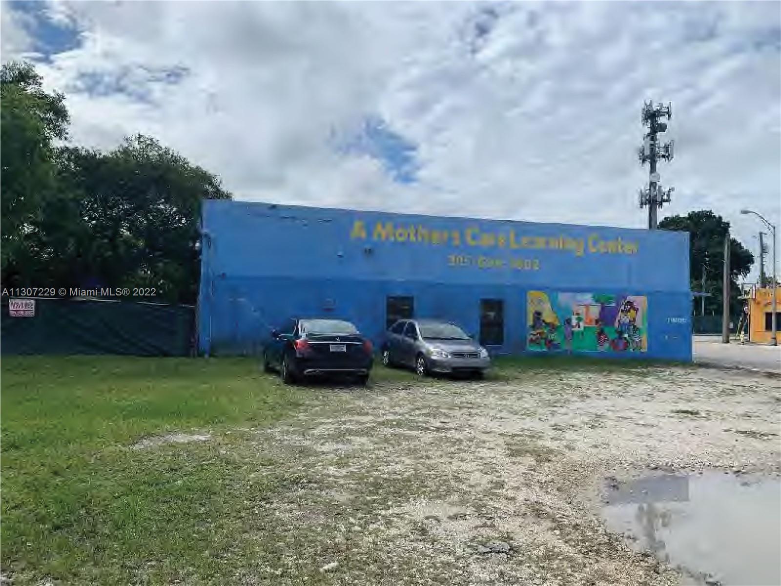 Primary Building, North Side.  This empty parcel belongs to City of Miami.