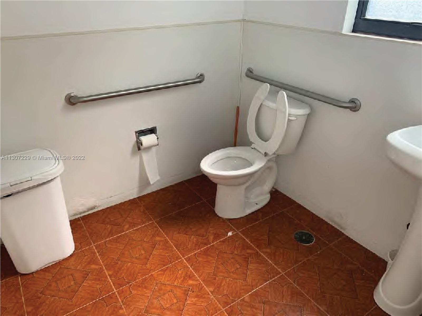 Enclosed Bathroom