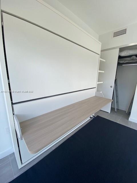 2nd bedroom: bunk beds can easily be pushed up, and voila! You have an office space.