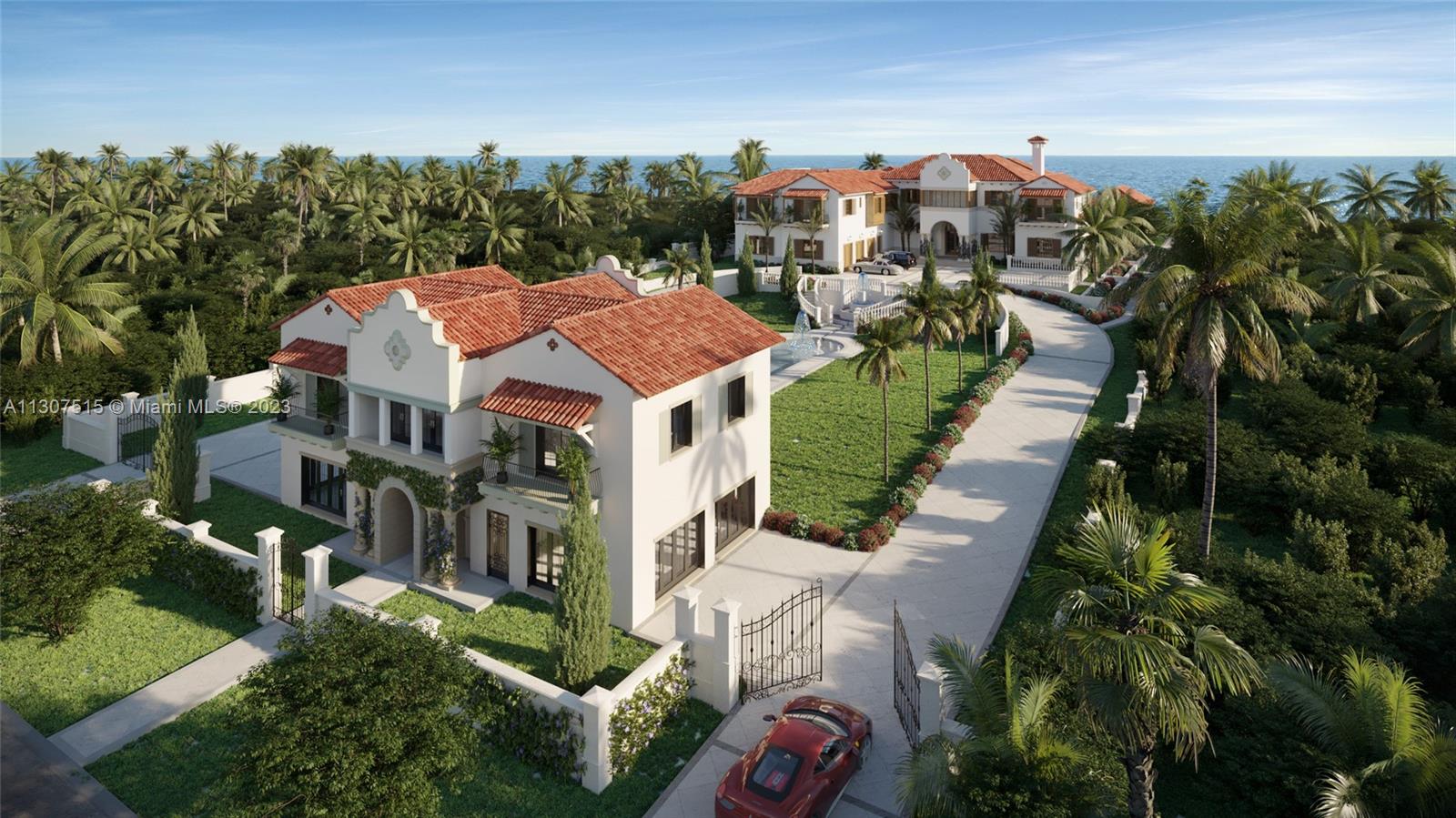 Welcome to Villa Azur, a new Mediterranean Revival estate that will bring you back to the Addison Mizner times, where charm and sophistication meet state-of-the art technology and elegance. Exquisite Chanel themed interiors, that will transition seamlessly to a breathtaking lush backyard with 150' of direct ocean and an infinity edge pool. A symmetrical design that will greet you at the entrance of the compound and will accompany you throughout the estate. Loggia to dine al fresco and an amazing terrace off the primary bedroom overlooking the Atlantic. Relax with your family and friends in the Great Room or in the Champagne Room overlooking the amazing sunsets. A spacious garage that can be configured to accommodate 12 cars. Gym, library, theater, a game room, and a 1k bottle wine cellar.