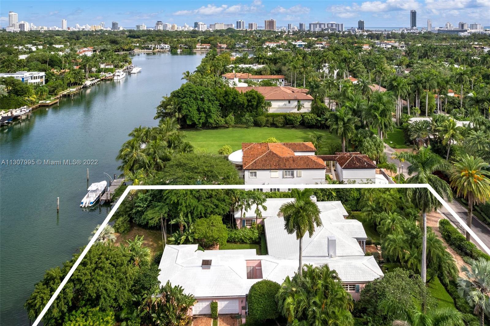 Build your dream home on a waterfront corner lot on coveted Sunset Island II. This 20,000 square foot lot boasts 100’ on the water on one of Miami Beach’s most coveted private island neighborhoods. The existing home is a classic colonial with lushly landscaped exterior, set back entrance, circular driveway and a 2-car garage. Steps away from all that Sunset Harbour has to offer: sunrise yoga at Modo, breakfast at Pura Vida, coffee at Panther and fresh croissants from neighborhood favorite, True Loaf Bakery