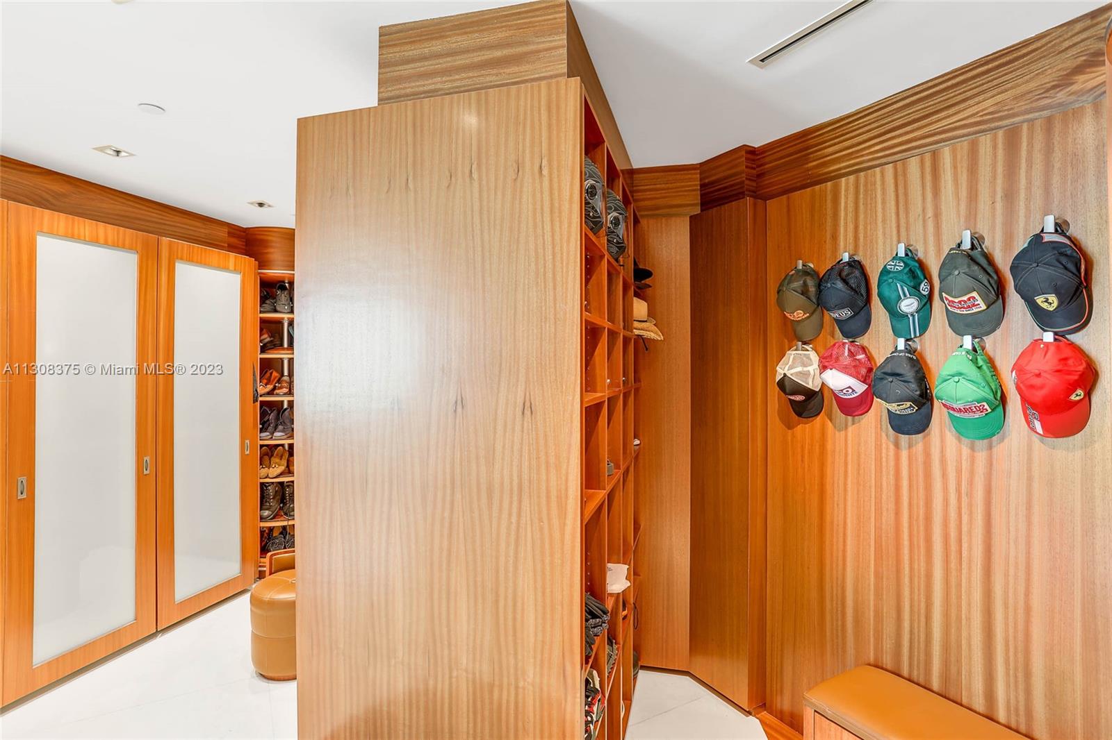 Master bedroom closet.