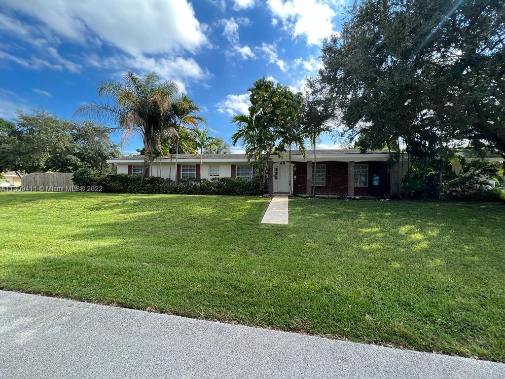 ***Gorgeous remodeled 4-bedroom 2- full bath single family home on desirable corner lot with doble garage driveway. NEW KITCHEN!!!! , baths, floors. NO HOA. 2 side Fenced in backyards with spacious patio, inground pool. Quartz counter tops, microwave, stove fridge and dishwasher. ***