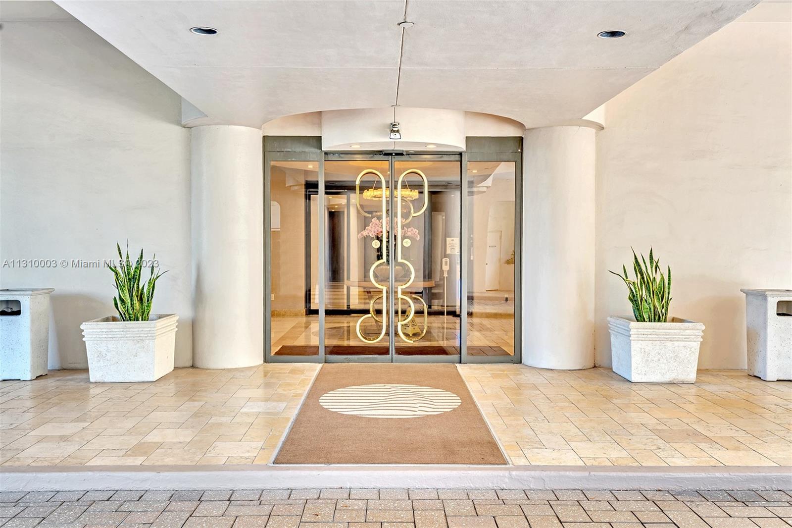 Entrance to lobby