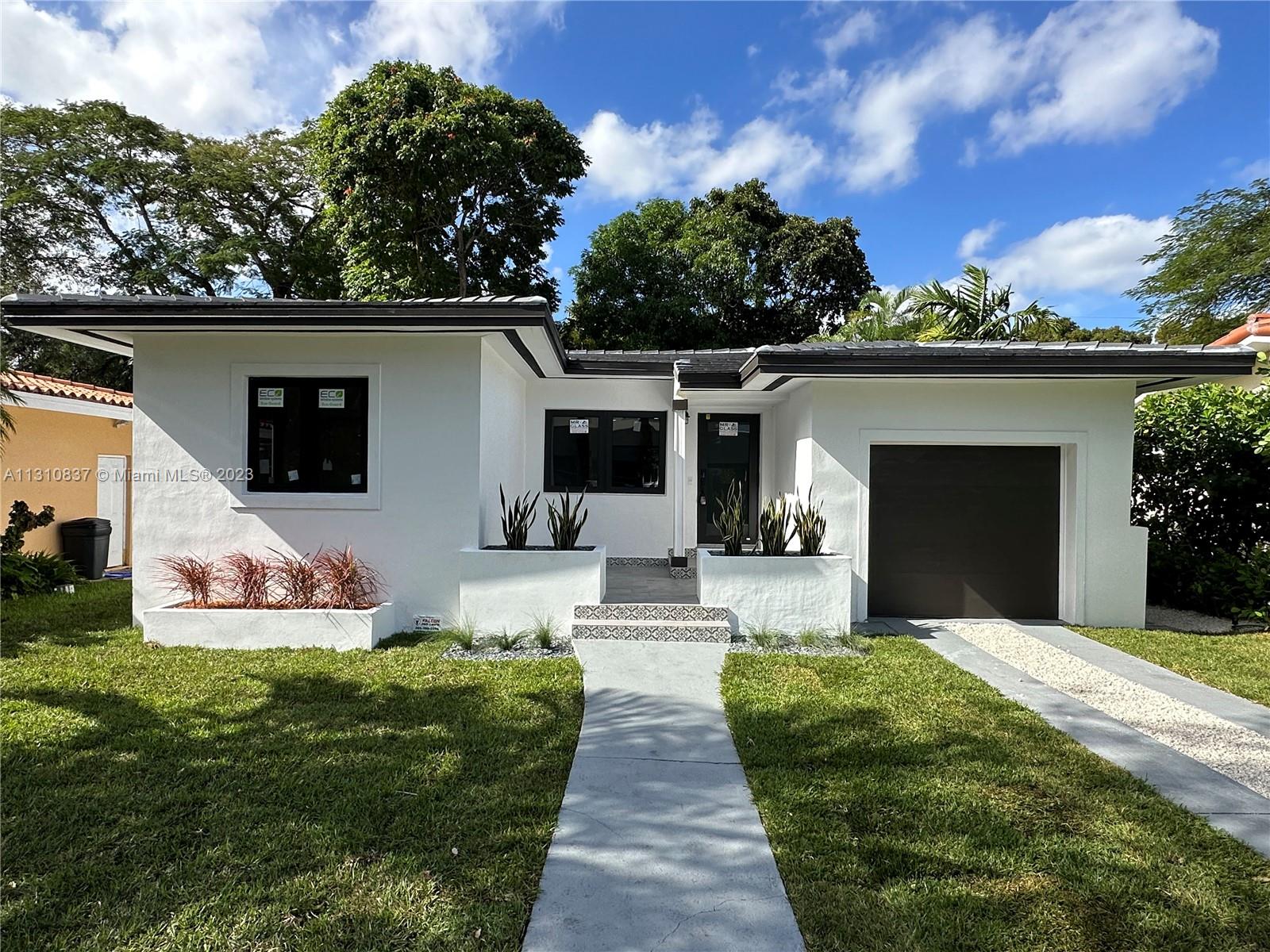 Coral Gables gem completely rehabbed with new roof, impact windows, new plumbing and electrical, new appliances, and new floors and kitchen. This is a turn key home in one of the most desired neighborhoods in the country located 2 blocks from Coral Gables Country Club and Golf.