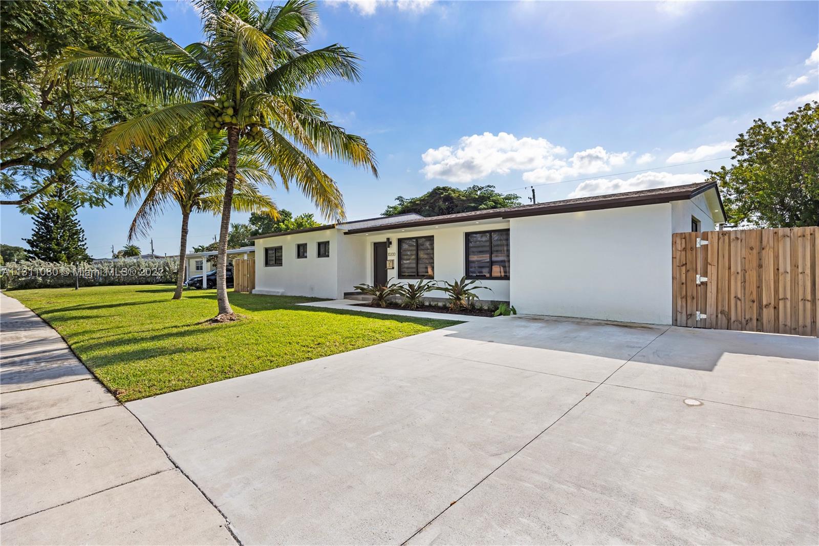 This Fully renovated 4/3 single-family home, 1.544 sq. ft, is located in the family-oriented Cutler Bay neighborhood. The garage was converted to the 4th bedroom and bathroom. The property features a new roof in 2021, new AC, an open concept floor plan, a new kitchen equipped with stainless still appliances and quartz countertops, and all renovated bathrooms. With new impact windows & doors, you will be eligible to receive a reduction in your windstorm premium, reduce your out-of-pocket expenses, such as your hurricane deductible, and minimize the damage to your home from a hurricane. This ground-floor one-story home lies in an AE flood zone. Large lot 8,933 sq. ft. also has the potential to build a pool and RV & Boat parking room on the side.
