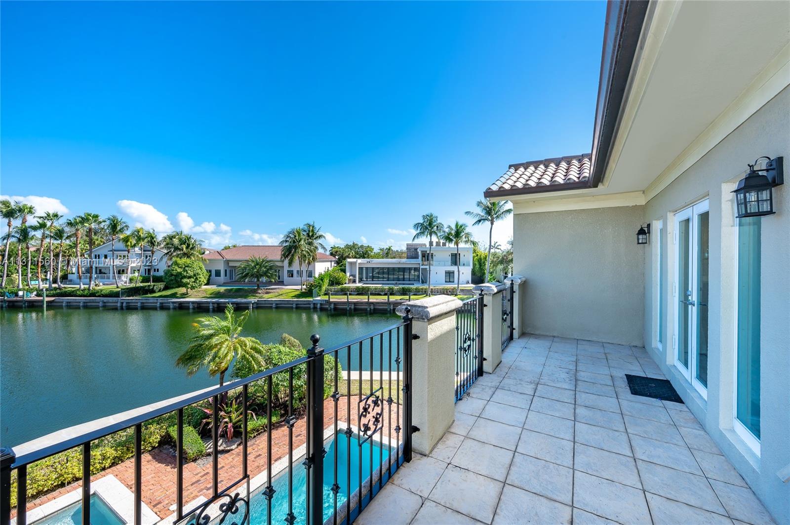 Master bedroom balcony