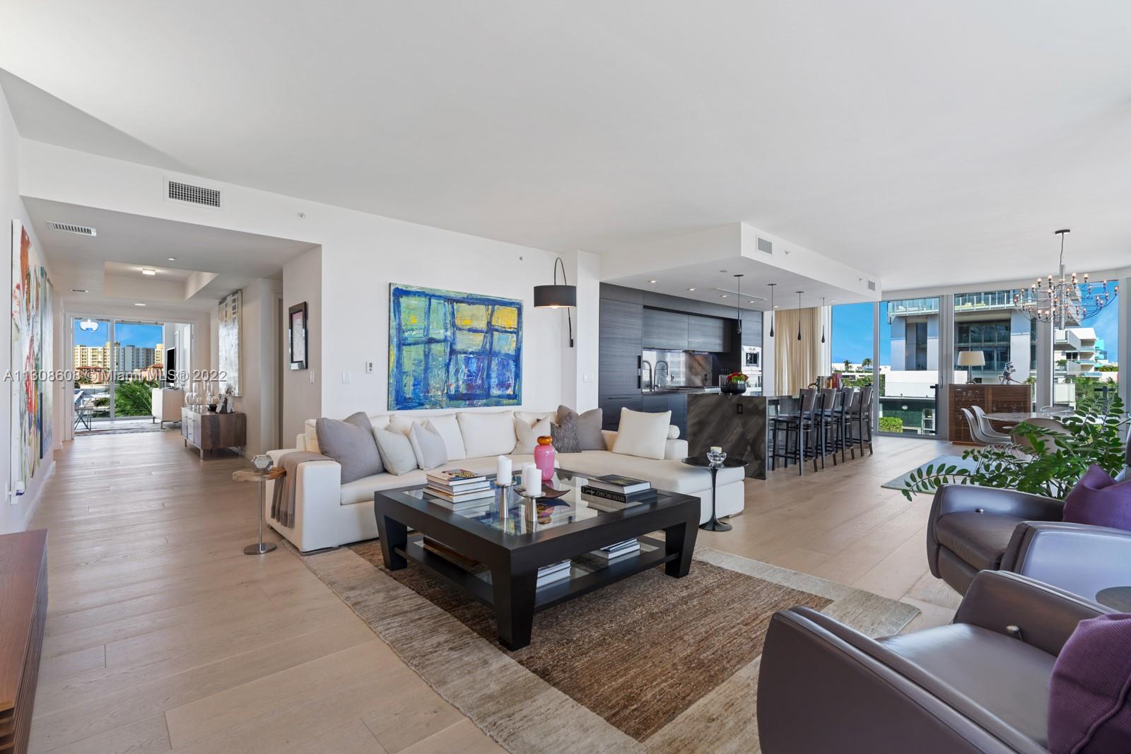 Designed by Enrique Norton, One Ocean offers an exclusive residential lifestyle located South of Fifth, Miami Beach’s hottest neighborhood. Enjoy stunning ocean views overlooking Ocean Drive and Nikki Beach from this 5 bed / 5.5 bath residence outfitted with imported Italian hardwood floors and a marble kitchen equipped with Wolf appliances. 5 Star Luxury Amenities include 24-hour on-site concierge service, an infinity edge pool deck designed by Swiss landscape architect Enzo Enea, a state-of-the-art fitness center and a dedicated beach club with custom lounges, umbrellas and cabanas.