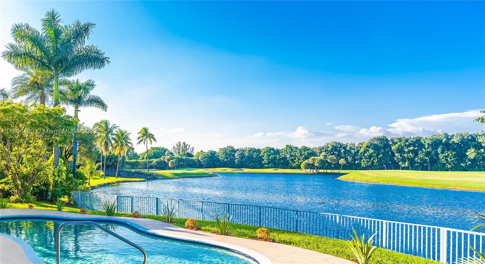 Recently renovated tropical paradise, with a one of a kind view!!! Breathtaking unobstructed golf and lake view, which only a few can enjoy and call it home.  Situated in the prestigious Doral Estates, and the world renown Trump National Doral Golf Club. This is a Golfer’s dream property, with quick access to the Blue Monster, the Spa, and all of its amenities. Resort style living at its finest!. Large open kitchen with eat in dining. Oversized living rooms. Huge master bedroom & bath. 3 car garage plus golf cart.  Tons of luxurious elements are seen throughout for all your living and entertaining needs. Marble flooring downstairs, Exotic Brazilian hardwood upstairs, granite counters, soffits, recessed ceilings, among the many personalized accents.  Don’t miss out on this amazing property!