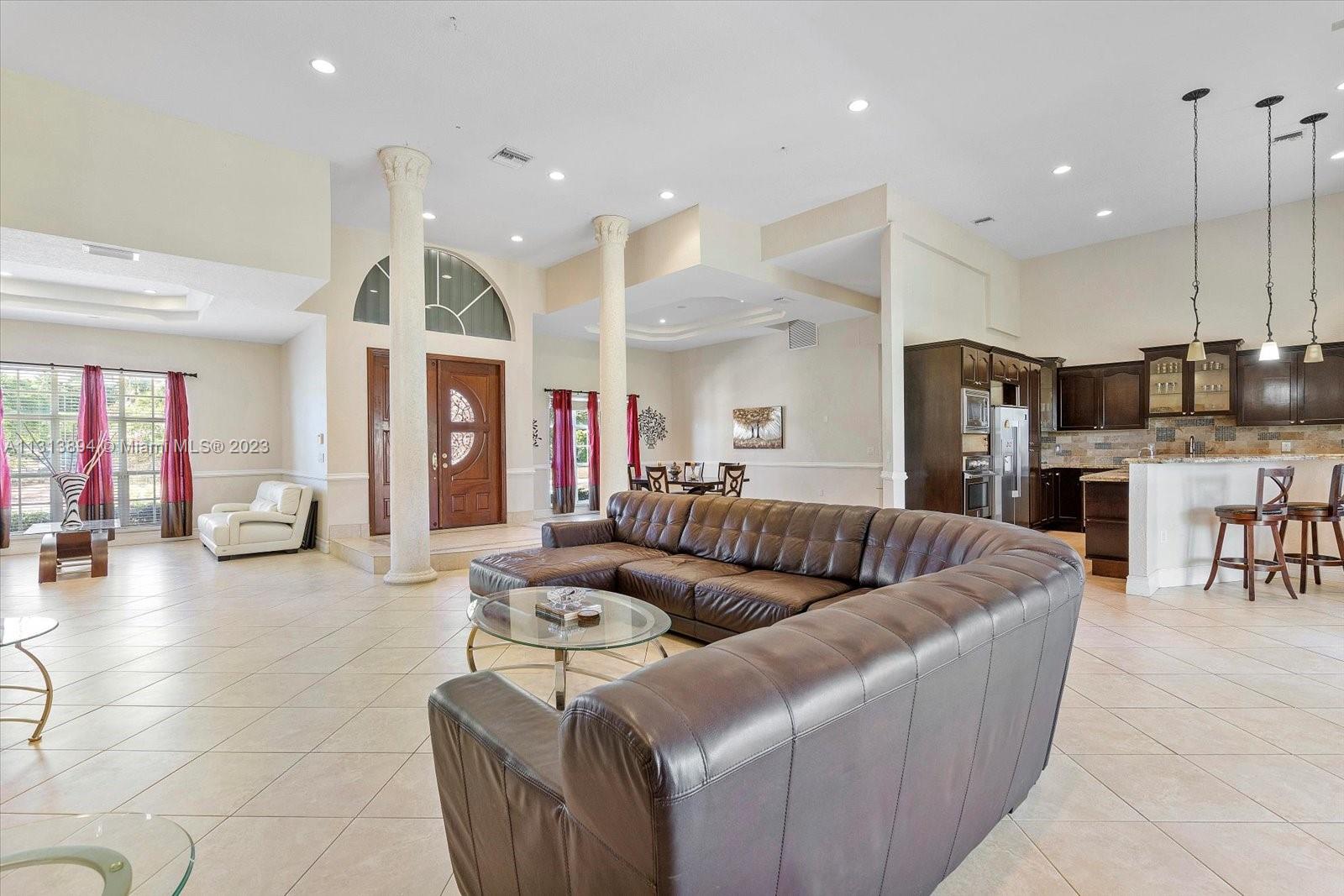 Family Room, Formal Living, Kitchen