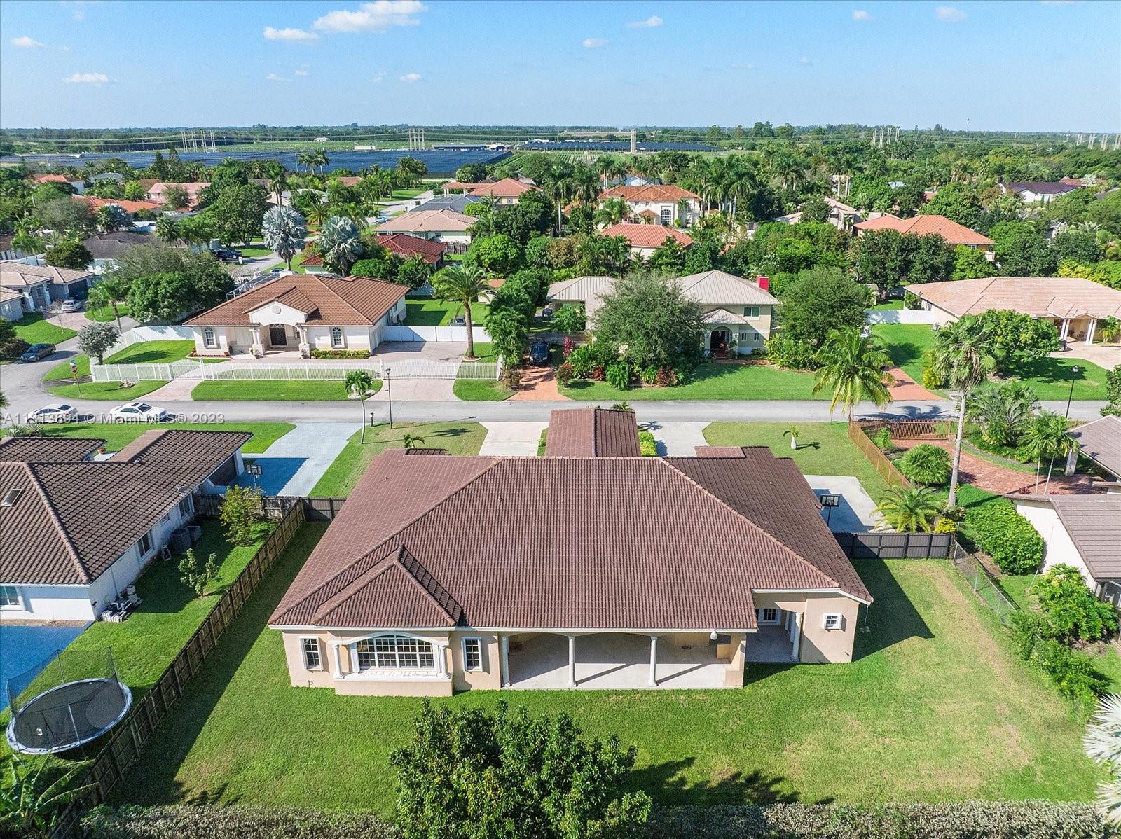 Aerial View of Neighborhood