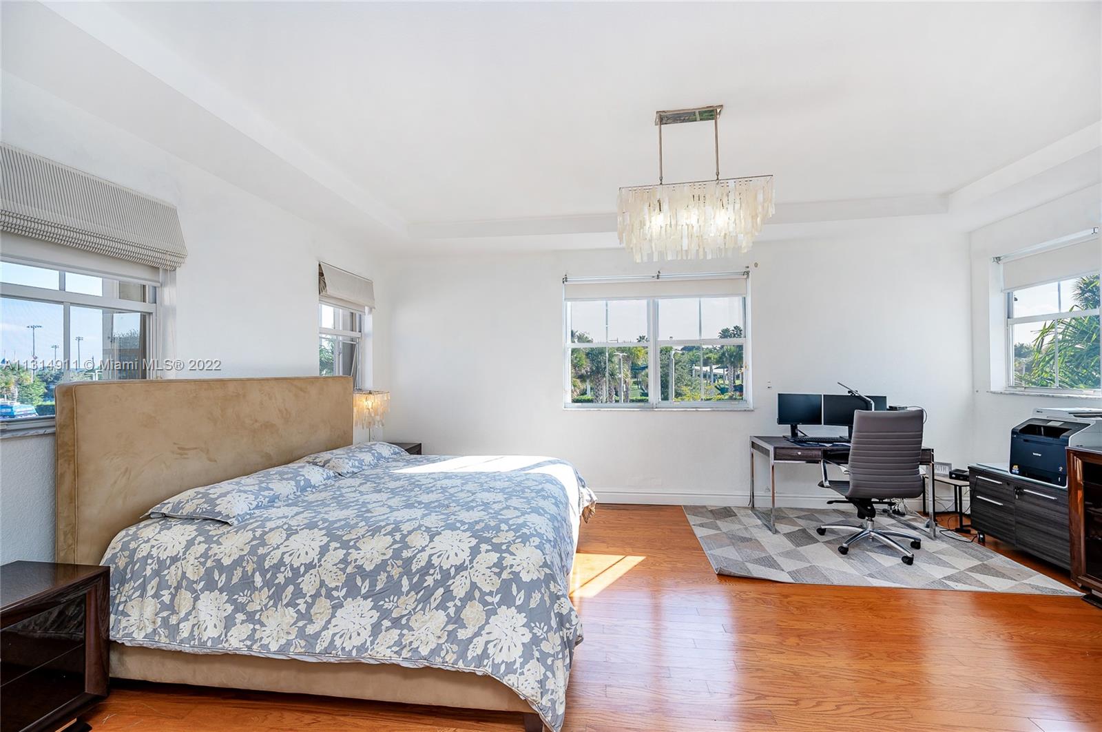 Spacious and lighted Master Bedroom. Woodfloors throughout second floor