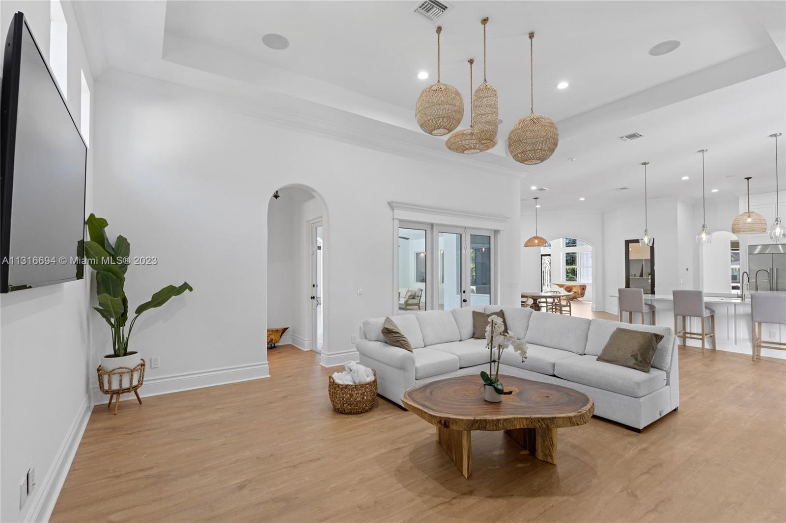 Light and airy, the open flowing layout was built to entertain with grand windows flooding the home with natural light.