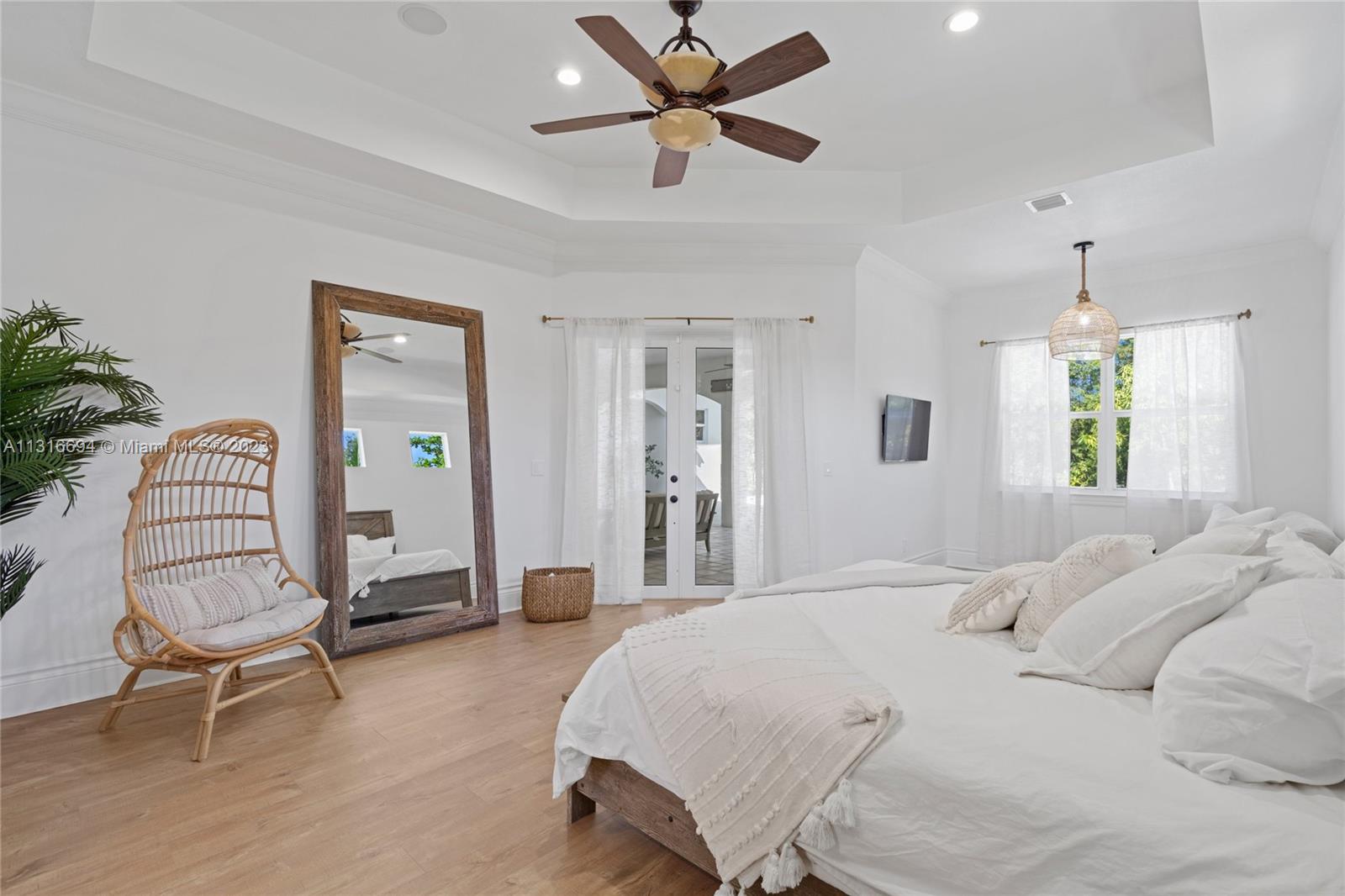 Your main suite has a private seating area, and your own access door to the outside play area.
