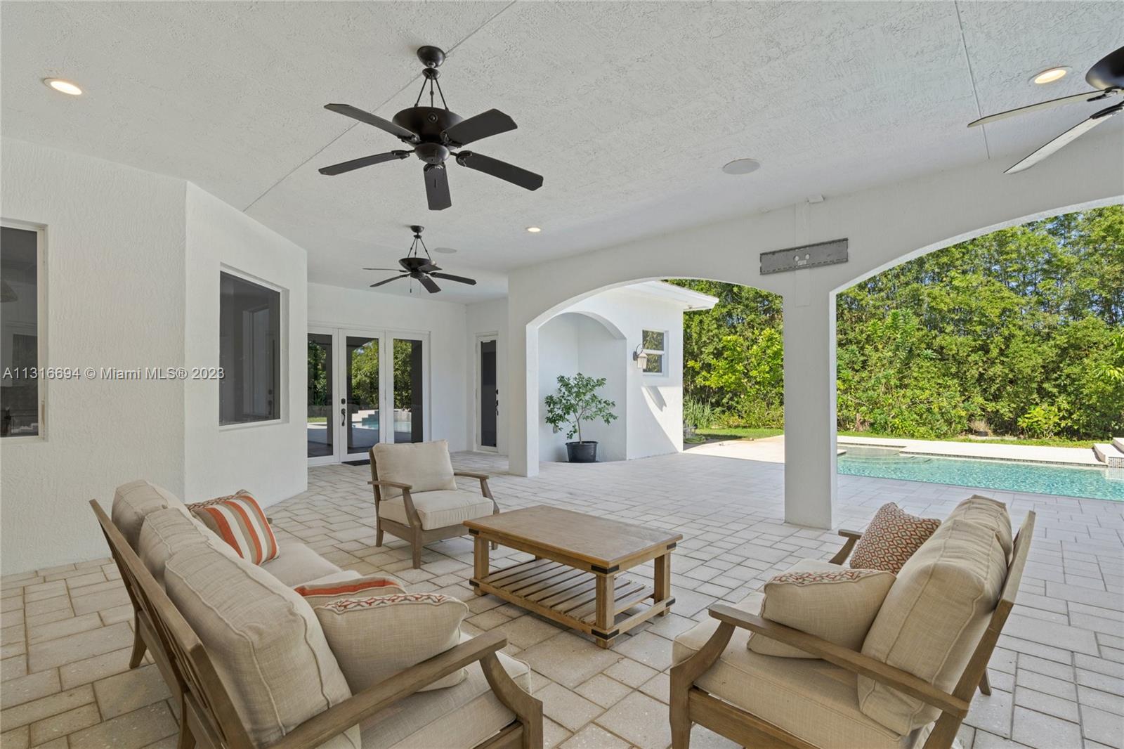 Walk outside and enjoy al-fresco dining... (Plumbing & gas-ready for an outside kitchen)