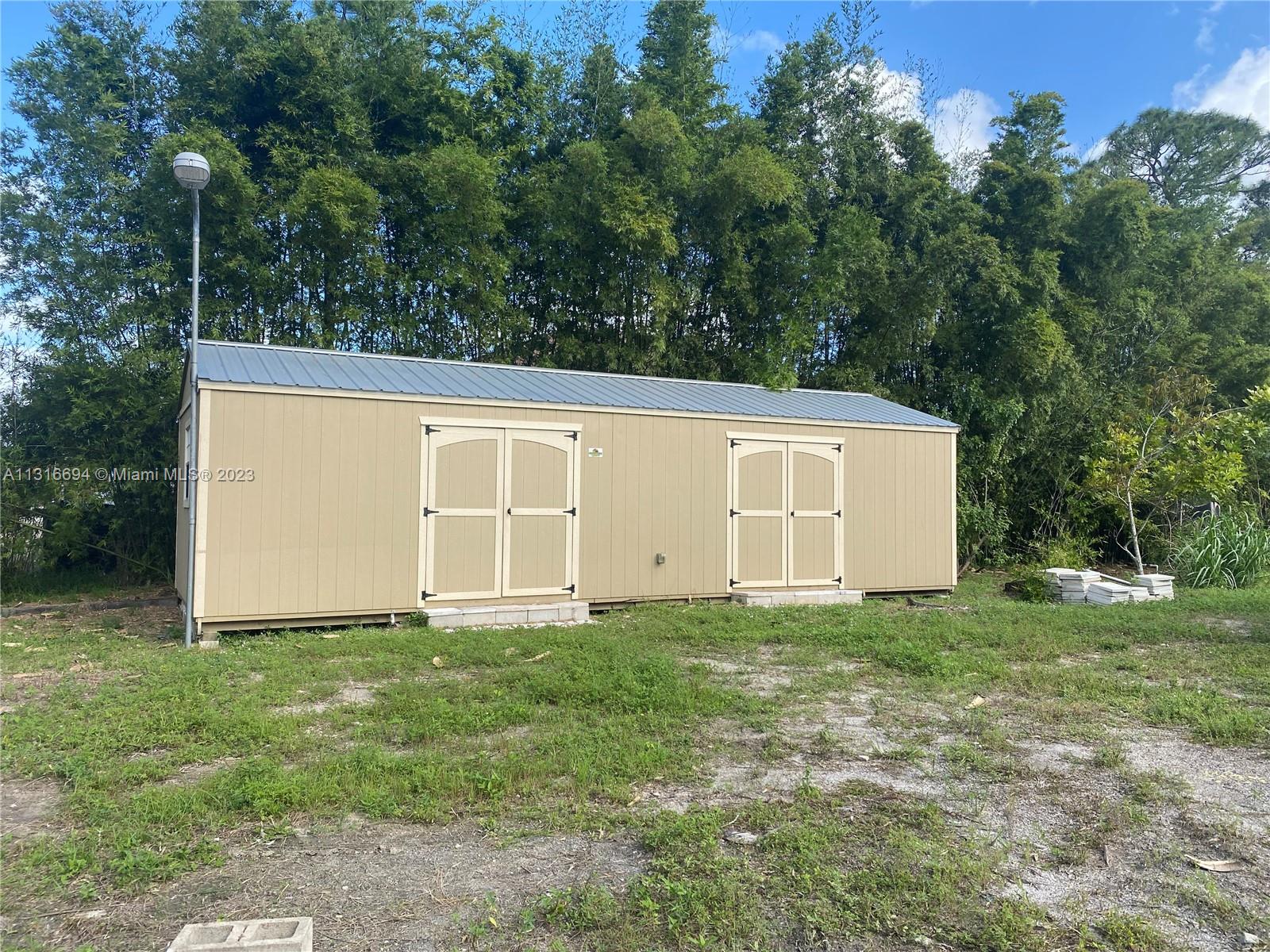 Huge SHED 12.75 X 44.5 with 240V service