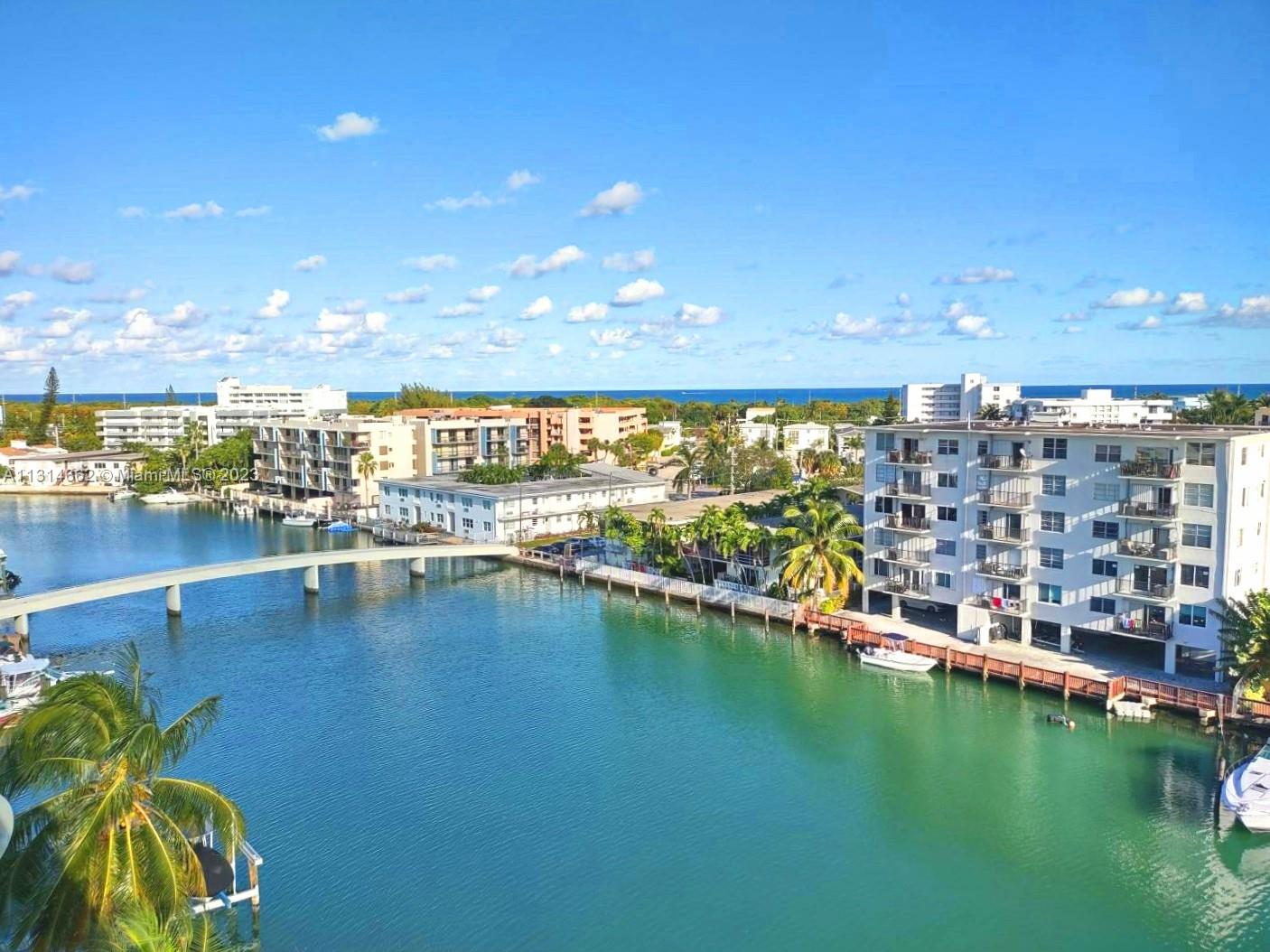 Biscayne Pointe location with STUNNING SUNRISE VIEWS! This beautiful 4th floor corner unit will keep you entertained. This spacious condo is completely renovated with an open kitchen featuring granite countertops, hard wood cabinetry & oversized stainless-steel appliances. Both bathrooms have matching tempered glass showers & hard wood/granite vanities. Wood floors in the bedrooms & tile in the living/dining/kitchen. New central AC + new side load washer & dryer in-unit! The master has two closets for ample storage. Ample window lighting with hurricane impact windows. The property has garage parking + pool. Blocks from N. Shore Park, North Beach Band Shell, Tennis Center & more. This location has it all! Safe & secure building with security cameras. Welcome home to Domino Two Condo!