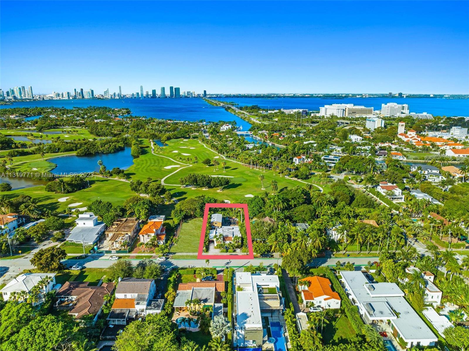FANTASTIC OPPORTUNITY TO DEVELOP YOUR MODERN TROPICAL VILLA ON THE MIAMI BEACH GOLF COURSE! Build Your Dream Home on large 9,750 SF LOT in South Beach. Enjoy Gorgeous Sunsets & Miami City Downtown Skyline Views from this Prestigious Miami Beach Golf Course location. One of the Most Sought-after Neighborhoods with walkability to Sunset Harbour & Lincoln Road Shopping, Fine Dining & Entertainment. Just minutes to the Beach, Golf Course, Tennis Courts, Botanical Gardens, Schools & Places of Worship. EASY TO SHOW.