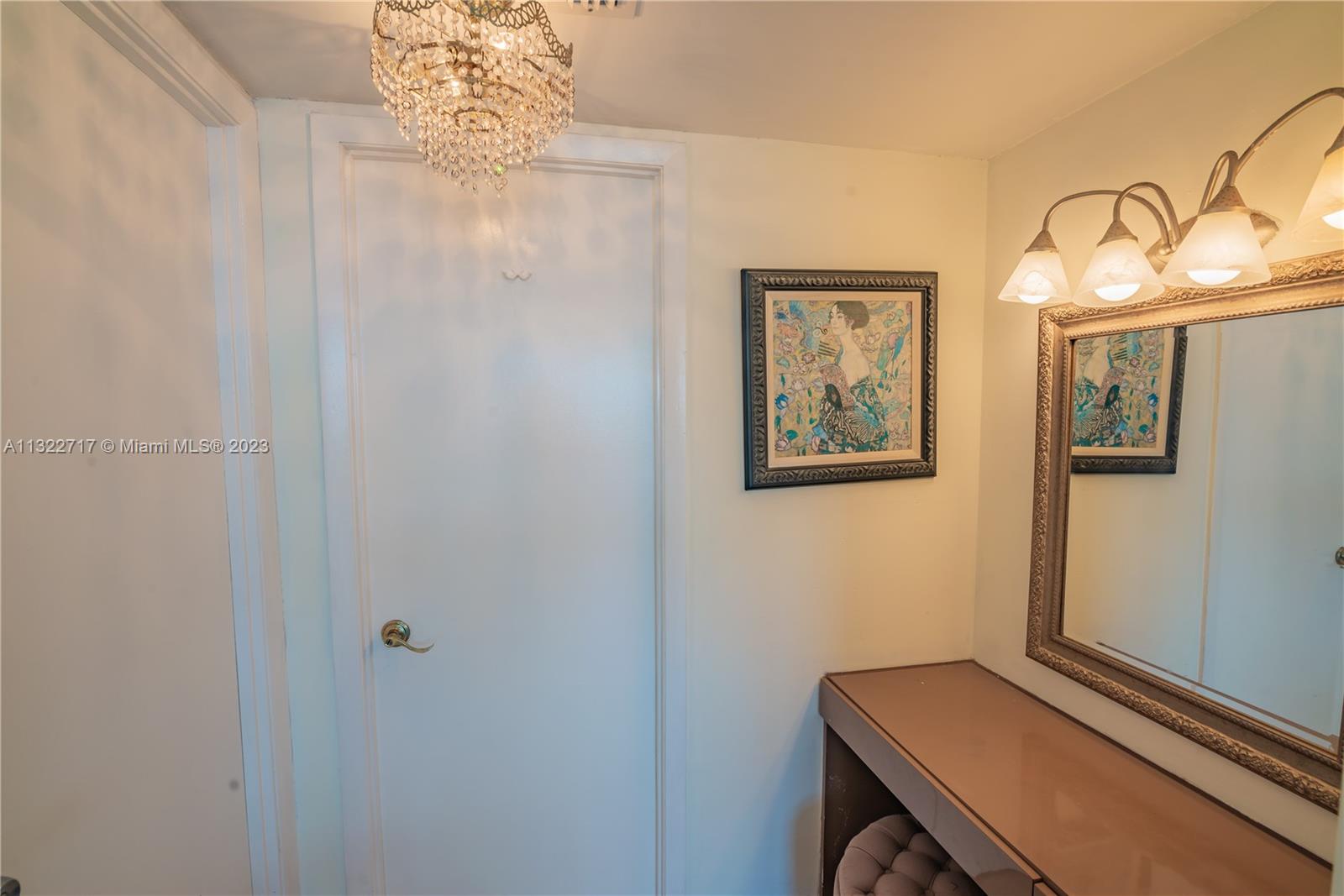 Vanity in North Bedroom