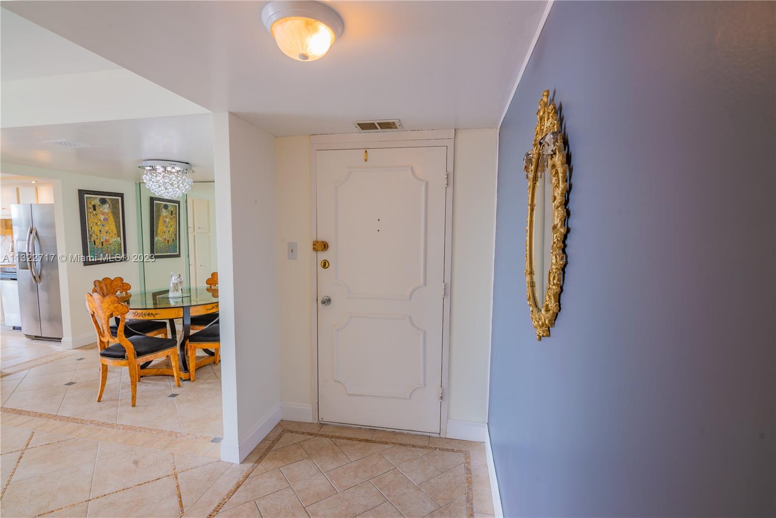 Entry to hallway into apt.