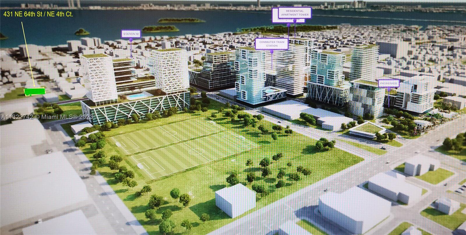 Magic City Innovation District Rendering / East View