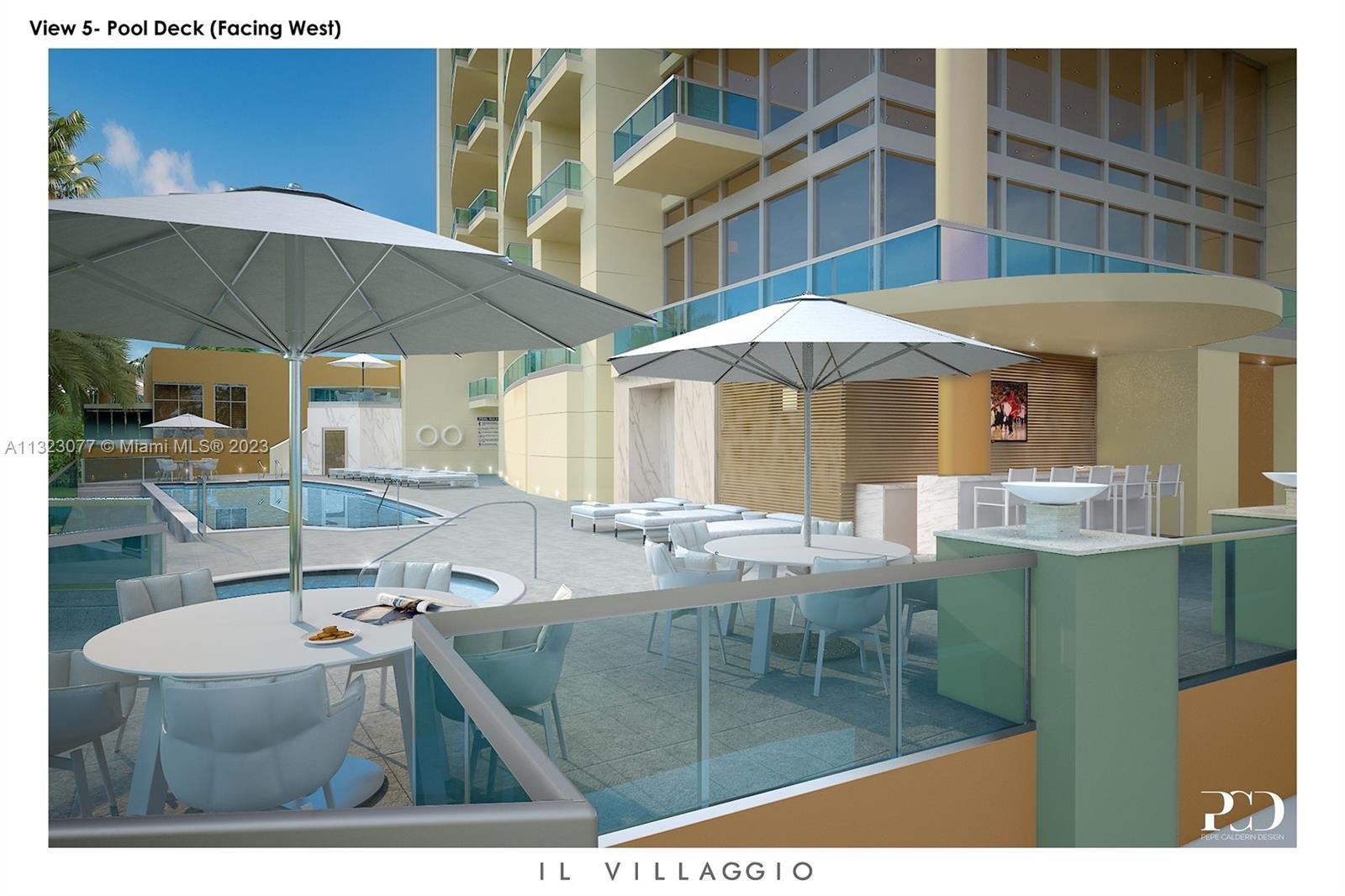 Rendering of Pool After Renovation