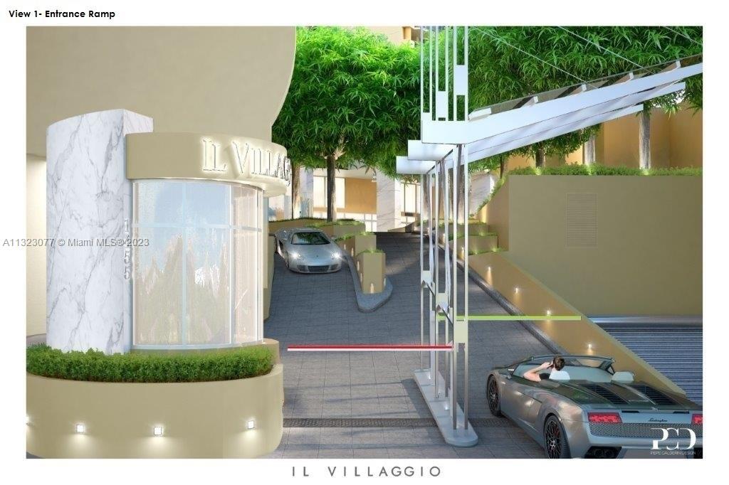 Rendering of Vehicle Entrance After Renovation