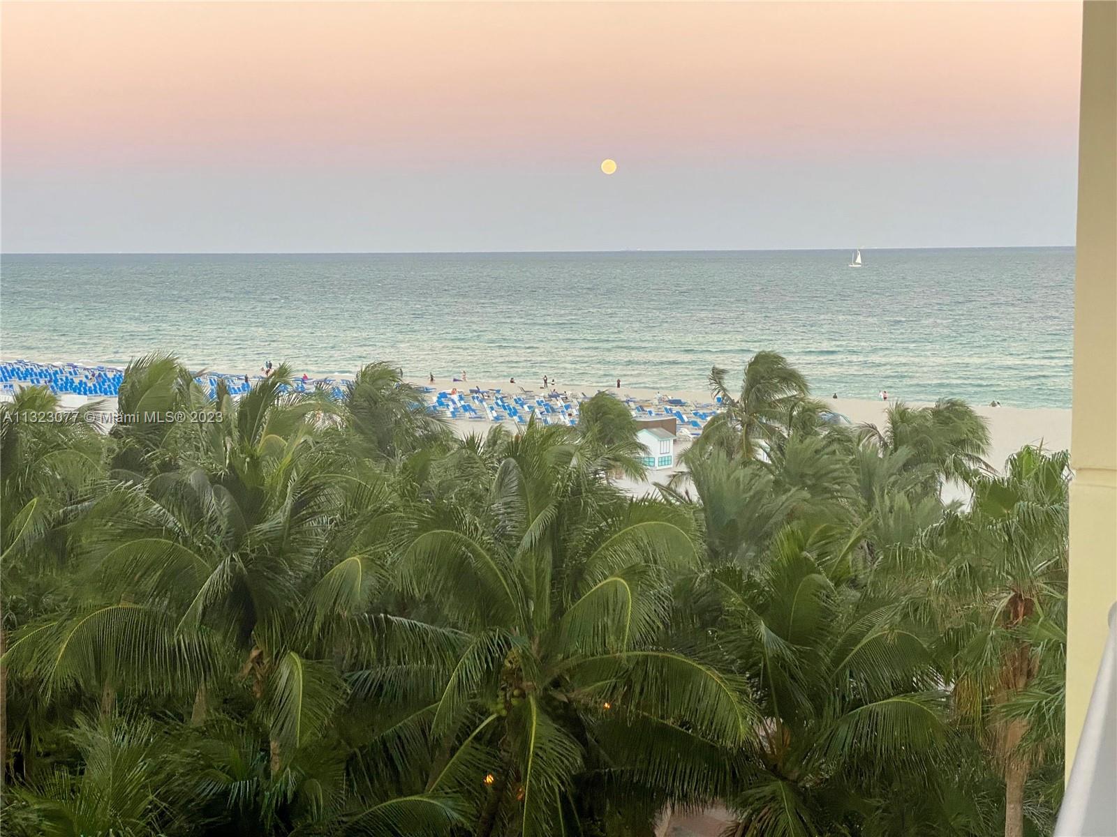 Sunset viewed from the living room
