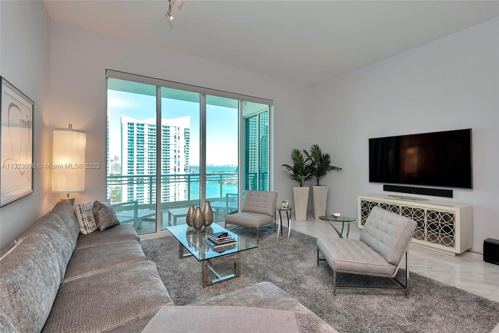 You’ll fall in love with this exquisitely decorated masterpiece in the sky overlooking Biscayne Bay, located on exclusive Brickell Key. The current owner recently invested nearly $500,000 to make Asia 2402 a modern masterpiece. You will be mesmerized by 2.5 brand new all white marble spa-like bathrooms and white marble modern kitchen with state of the art Miele appliances.

Home for the most discerning buyer seeking a high quality home in a first class condo. Features include pristine white marble floors throughout, floor-ceiling windows, remote operated Lutron shades, private foyer elevator-access with bio-metric security controls, washer/dryer, and modern Miele appliances. Enjoy island lifestyle in the best building with top-of-the-line security, service and amenities. Call LA to show.