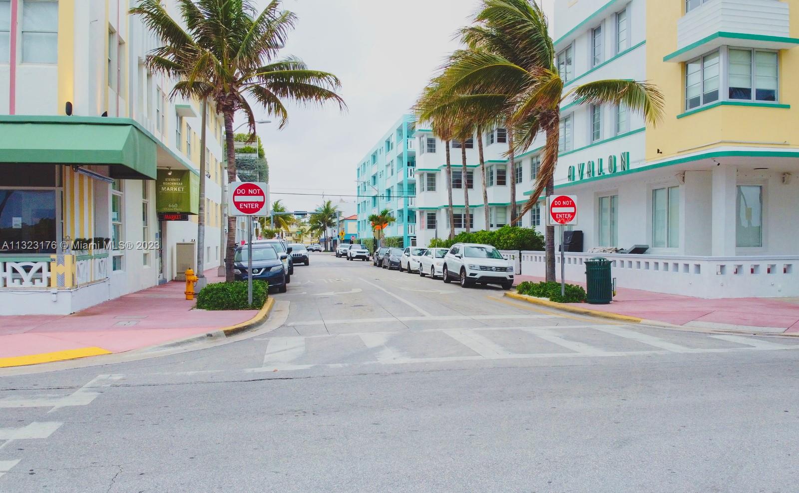 The building's view from Ocean Drive