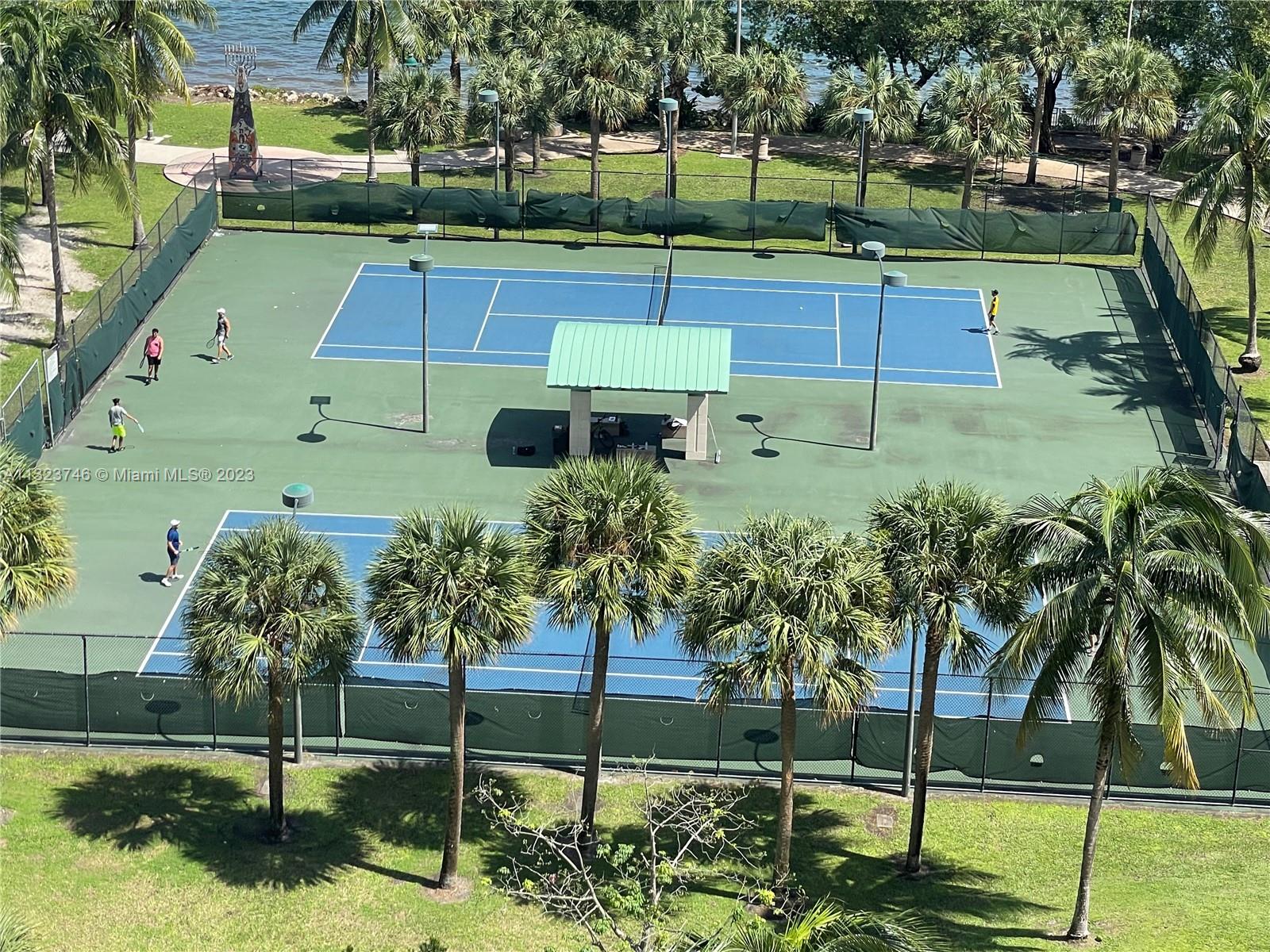 2 TENNIS COURTS