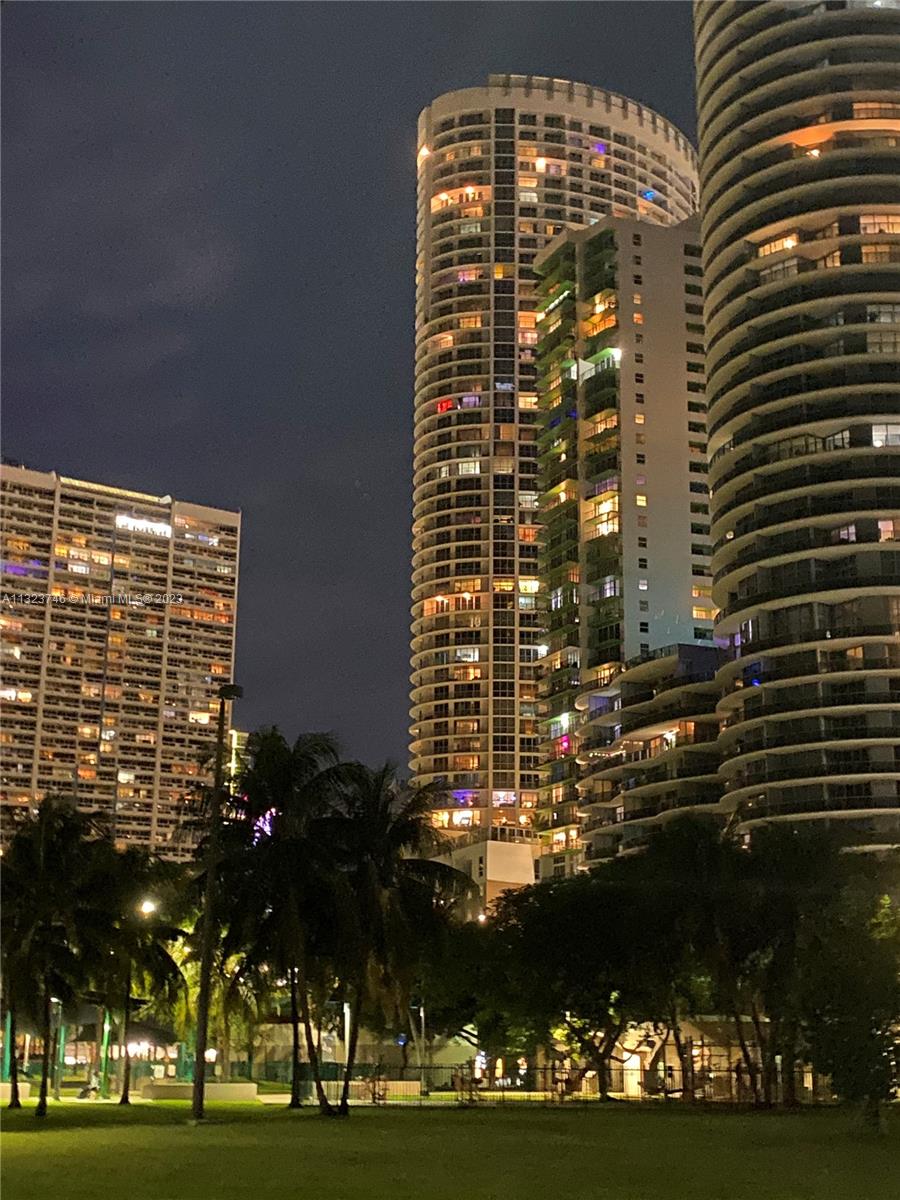 BUILDING OPERA TOWER VIEW FROM THE PARK