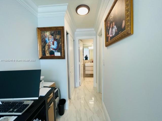 Master Bathroom and 2 closets on the left and walking closet on the right before entering the Master Bathroom