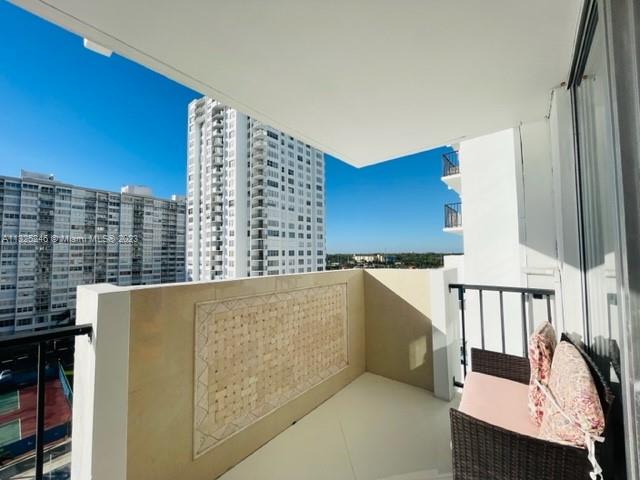 Closed area on the Balcony for privacy