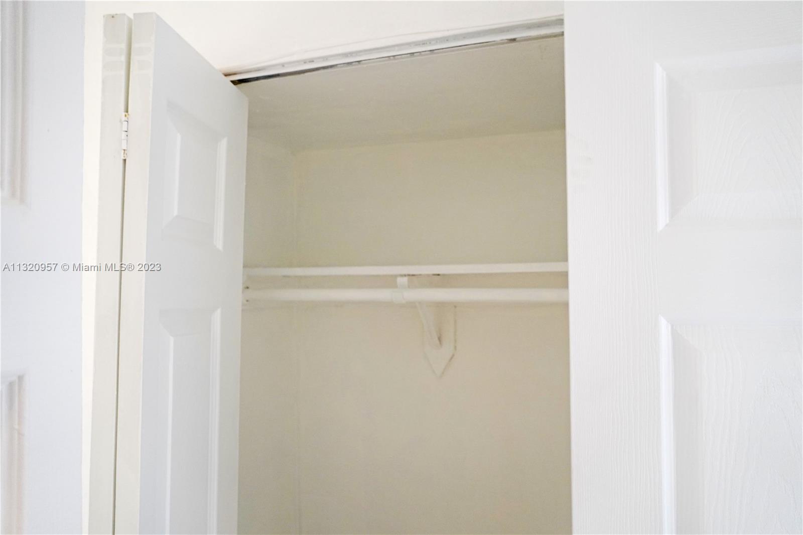 Secondary Smaller Closet In Bedroom