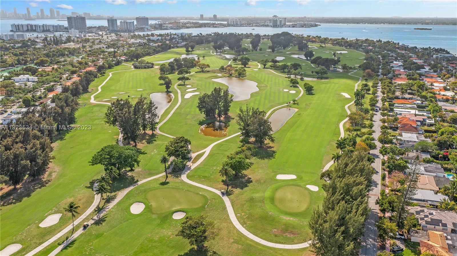 Golf course in the Normandy Shores club