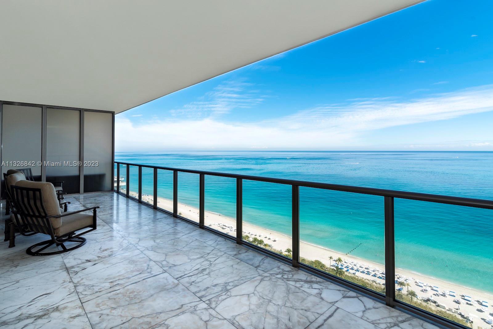 This magnificent 3,688 sqft residence features 4 bedrooms, 4 full baths, and 2 half baths. Two combined units span the entire length of the building, with floor-to-ceiling windows in each room providing breathtaking views of the ocean, intracoastal, and cityscape. Every detail has been carefully crafted with exquisite design, resulting in an unparalleled level of sophistication. Offered furnished with an abundance of designer appointments, this property is located in the iconic St. Regis Bal Harbour, across from the world-renowned Bal Harbour Shops. Enjoy the ultimate in luxury living with 5-star hotel and resort amenities, including private pools, concierge services, oceanfront cabanas, and a lavish spa.