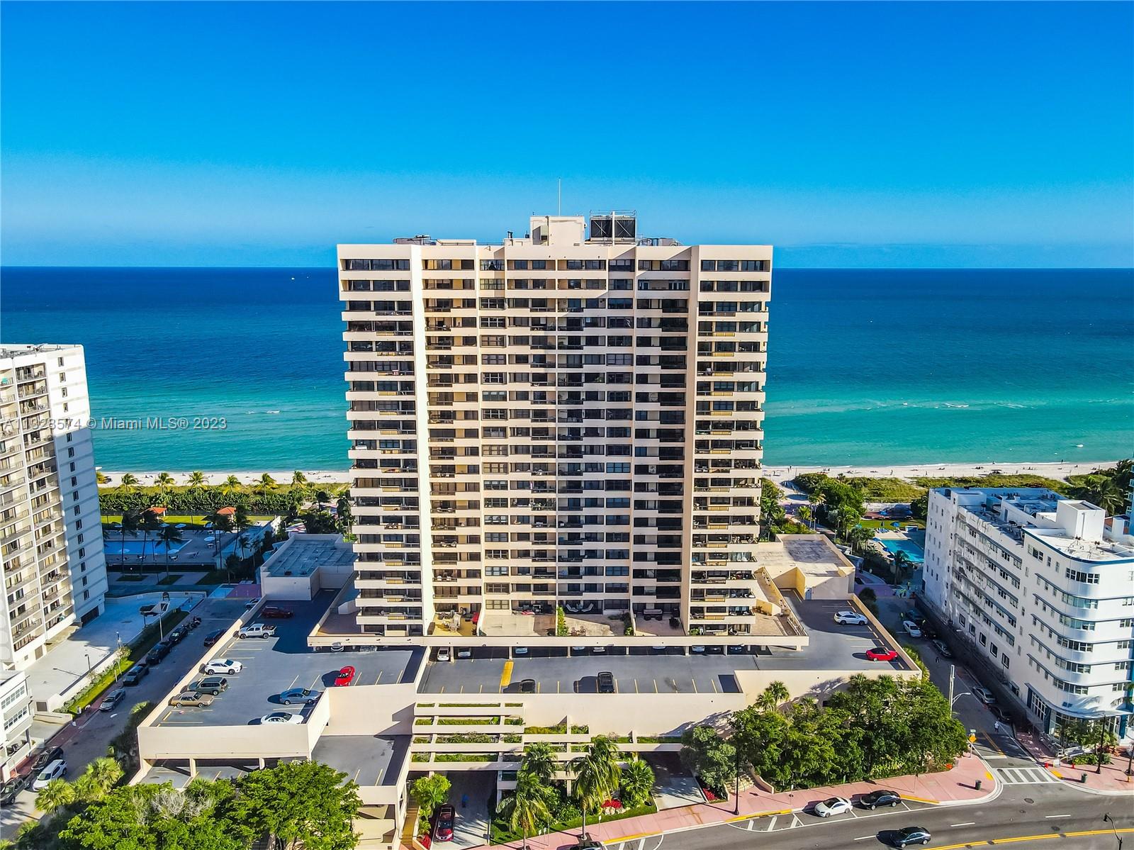 Ocean Front Unit Centrally located on the 7th floor.