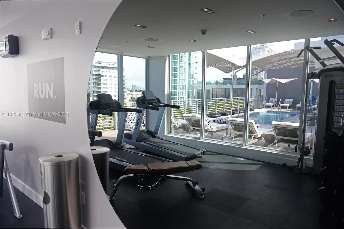 Fitness Center on Rooftop