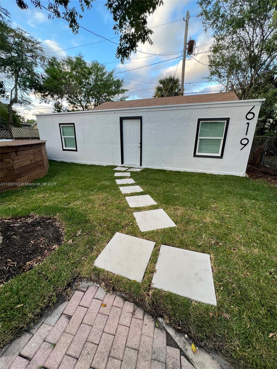 Guest home, second building structure rear