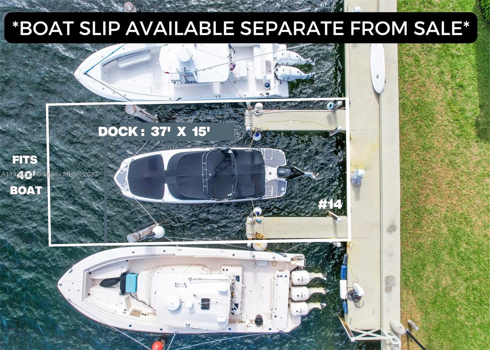 *BOAT SLIP AVAILABLE SEPARATE FROM THE SALE*