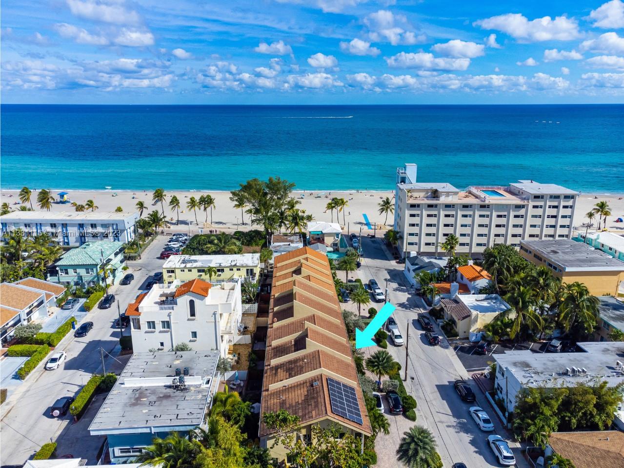 The only townhouse on Hollywood Beach under $1,000,000 right in the middle of the Ocean and Intracoastal. It doesn't get better than this!