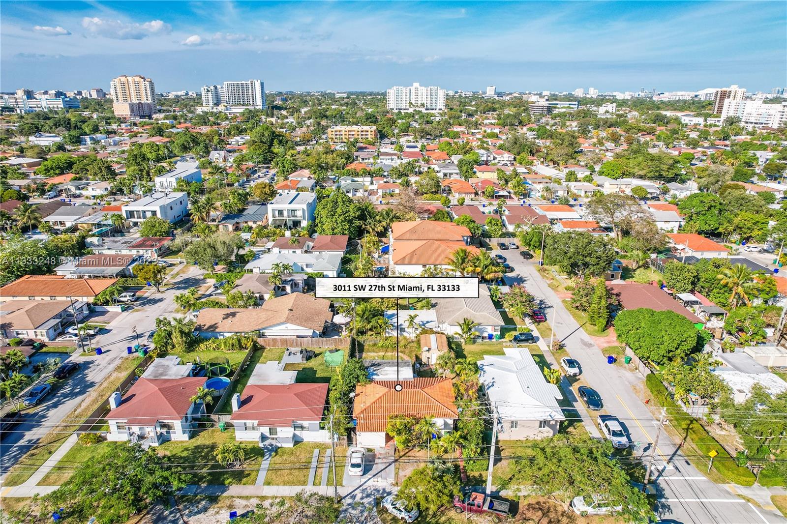 Development opportunity! Amazing opportunity to build a new modern duplex in the heart of Shenandoah/Silver Bluff a few minutes drive to Coconut Grove, Coral Gables, & Brickell among others. Great opportunity to build a modern townhouses or your dream home near to schools, financial district, hospitals, public transportation, & others! Current home is rented month to month.