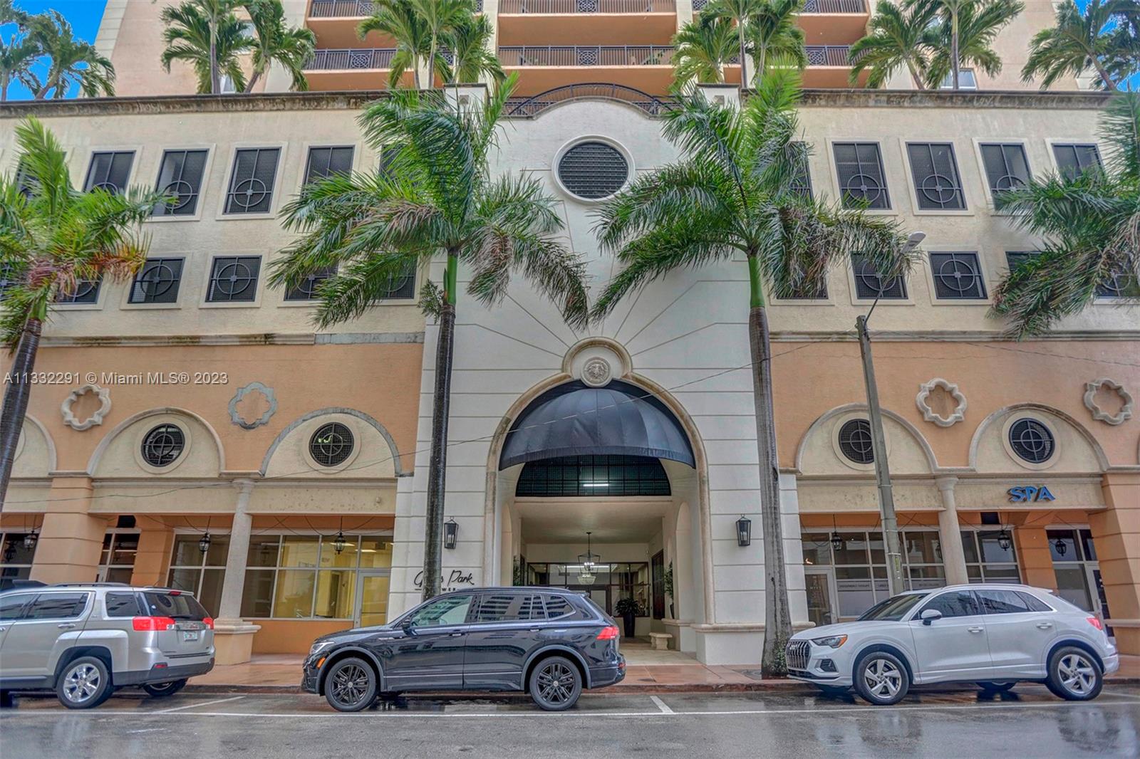 Great corner unit in Gables Park Tower, with a magnificent view of Coral Gables and the Biltmore Hotel, strategically located near Miracle Mile and less than 4 miles from the Miami Airport. The unit has 2 BEDROOMS, 2 FULL BATHROOMS PLUS DEN, which can be used as a 3rd bedroom or office. Freshly painted, all impact windows and doors throughout, wood flooring, new light fixtures and new appliances, washer & dryer in the unit, 2 ASSIGNED COVERED PARKING SPACES. The building has a pool, gym, visitor parking and 24-hour concierge service. No pets.